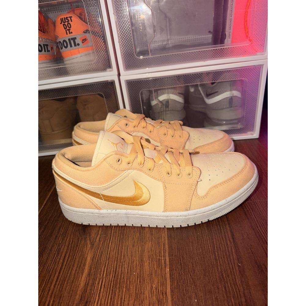 Size 10 - Air Jordan 1 SE Low Celestial Gold W